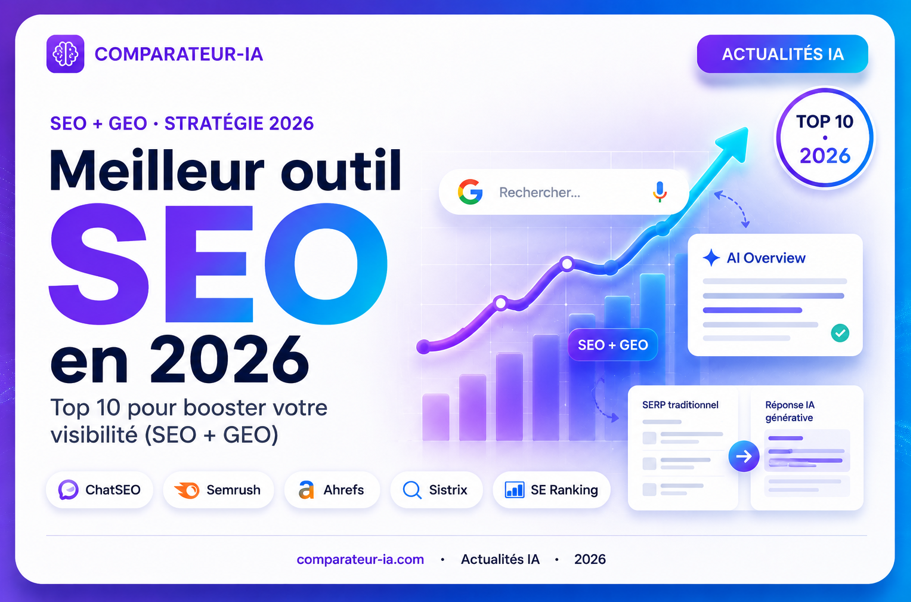 Meilleur outil SEO en 2026 : le top 10 pour booster votre visibilité